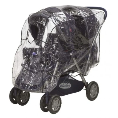 Image de Playshoes housse de pluie universelle twin car long transparent