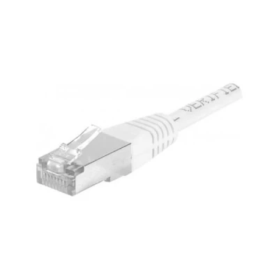 Afbeelding van Dexlan patchkabel Cat. 6A, S/FTP, koper, PoE, wit, 20,0 m 10 Gigabit met bijzonder sch (S/FTP, CAT6a, 20 m), Netwerkkabel