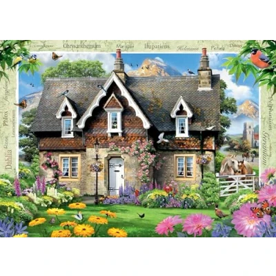 Afbeelding van Ravensburger Hillside Country Cottage Puzzel, 1000 stukjes, cadeau idee, voor hem of haar, puzzel volwassenen