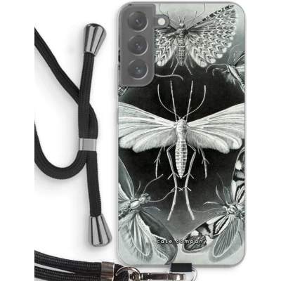 Afbeelding van Case Company® hoesje met Koord geschikt voor Samsung Galaxy S22 Plus Haeckel Tineida Telefoonhoesje Zwart Bescherming aan alle Kanten en Over de Schermrand