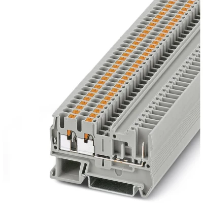 Afbeelding van Phoenix Contact PT 2,5 TWIN/1P 3209633 Doorgangsserieklem Aantal polen: 3 0.14 mm² 2.5 Grijs 50 stuk(s)