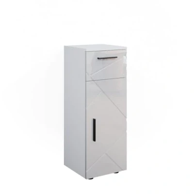 Afbeelding van Vicco Halfhoge kast Irma, Wit/Wit, 30 x 81 cm