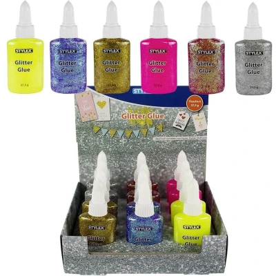 Afbeelding van Stylex Glitter Hobbylijm 37.5 Gr Assorti