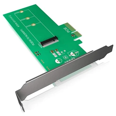 Afbeelding van ICY BOX IB PCI208, PCIe Karte, M.2 SSD zu 3.0 x4 Host 1 poort controller Geschikt voor: NVMe