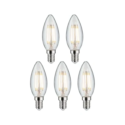 Afbeelding van Paulmann 29094 LED lamp Energielabel F (A G) E14 Kaars 4.8 W Warmwit (Ø x h) 35 mm 98 5 stuk(s)