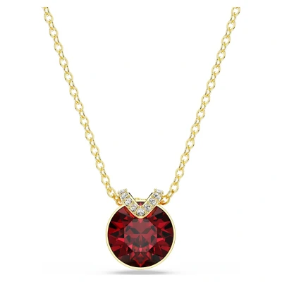 Afbeelding van Swarovski Bella V Round CUT Ketting, Dames, Maat: One Size, Red