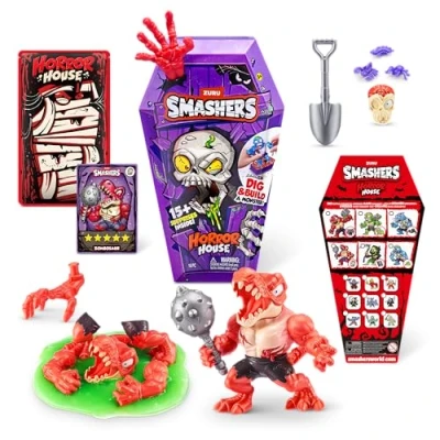 Afbeelding van Smashers Horror House by ZURU interactief speelgoed om te verzamelen voor kinderen en jongeren, medium (30 cm) (Dinosaur)