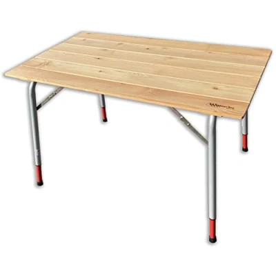 Afbeelding van Castelmerlino 028T Campingtafel, 100 x 60 cm, met verstelbare poten