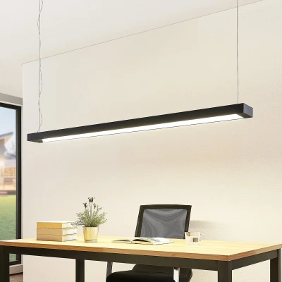 Afbeelding van Arcchio Kantoorverlichting 1licht aluminium, polycarbonaat H: 4.88 cm zwart (RAL 9005) Inclusief lichtbron