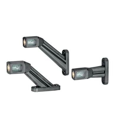 Image de HELLA Feu d&#039;encombrement LED 12V / 24V ECE/ADR/GGVS Câble: 1000mm Fiche: Quick Link 2pôle droite/Montage en saillie latéral 2XS 011 744 181