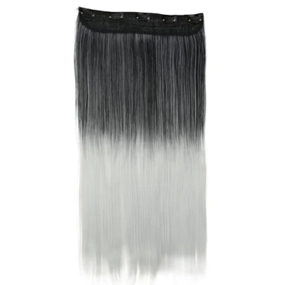 Afbeelding van PRETTYSHOP Kunsthaar extensies, 60 cm, grijs, mix C73