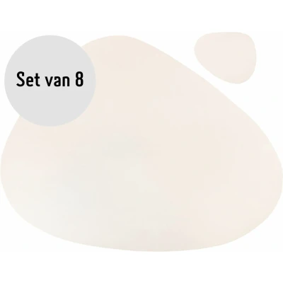 Afbeelding van Krumble Placemat set design 8 stuks Wit