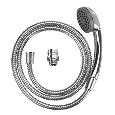 Afbeelding van WENKO Handdouche Met slang voor wastafel RVS chroom aansluitadapter Douchekop