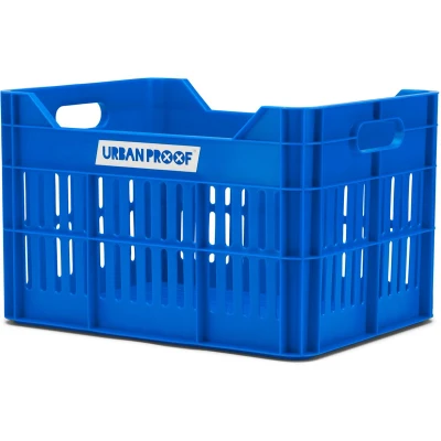 Afbeelding van Fiets Gerecyclede fietskrat Urban Proof Click 30 liter koningsblauw