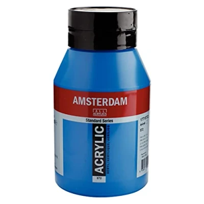 Afbeelding van Amsterdam Acrylverf 572 Primaircyaan 1L