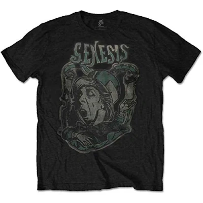 Afbeelding van Genesis Mad Hatter 2 Heren T shirt L Zwart