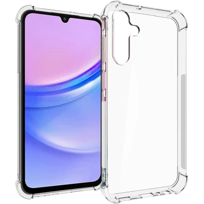 Afbeelding van iMoshion Hoesje Geschikt voor Samsung Galaxy A15 (5G) / (4G) Siliconen Shockproof Case Transparant