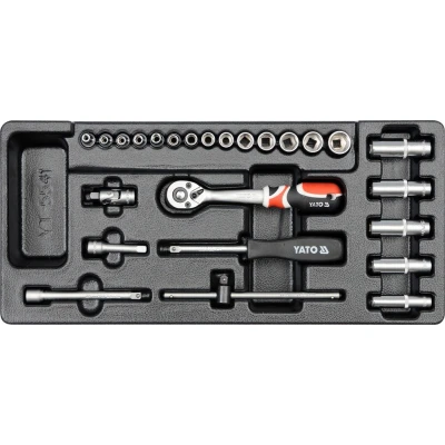 Afbeelding van YATO YT 5541 Gereedschapmodule 25 40 3.5, 4.0, 4.5, 5.0, 5.5, 6.0, 7.0, 8.0, 9.0, 10.0, 11.0, 12.0, 13.0, 14.0 170 380 1/4