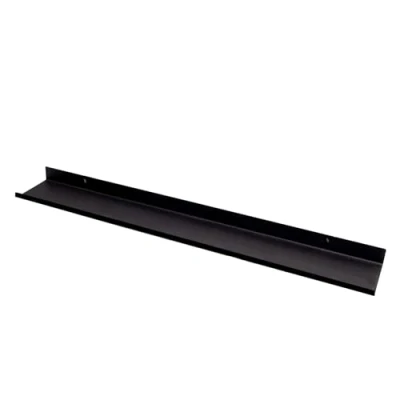 Afbeelding van MILUKA Smalle wandplank, 70 x 10 cm, zwart, zwevende metalen plank, ideaal als wandrek voor foto&#039;s, wandplanken badkamerrek of keukenrek