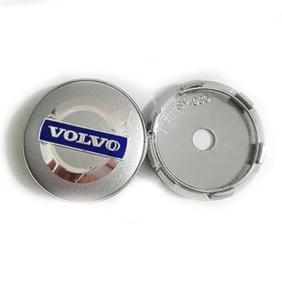 Afbeelding van Set van 4 naafdoppen voor Volvo 56 mm Hub Center Wheel Cap Cover Accessoires Zilver Stijl