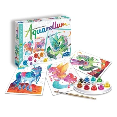 Image de Kit créatif SentoSphère Aquarellum Licorne et Pégase
