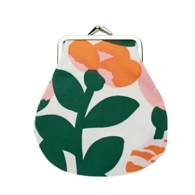 Afbeelding van Marimekko Pieni Kukkaro Green portemonnee groen