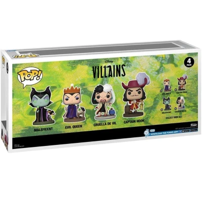 Afbeelding van Funko POP! Disney Schurken 4 Pack