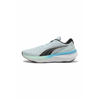 Afbeelding van Puma Scend PRO 2 Hardloopschoenen voor op de weg, Heren, Maat: 43, Black/flat dark gray Textiel/ synthetisch