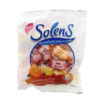Afbeelding van Solens Malse snoepjes met vruchtensap, zonder suiker, 100 g