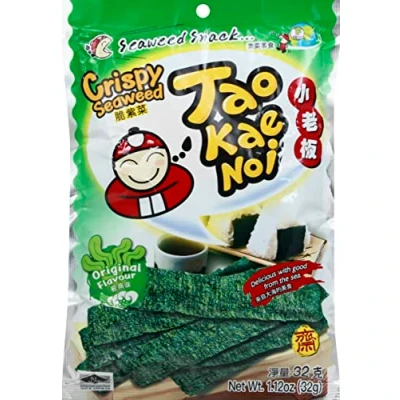 Afbeelding van Taokaenoi Originele Flavour 32G knapperige algenbladeren