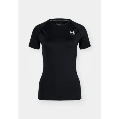 Afbeelding van Under Armour UA HG Authentics COMP SS Sport Tshirt Black / white, Dames, Maat: XXL, white
