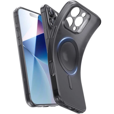Afbeelding van ESR Zero Clear HaloLock Geschikt voor Apple iPhone 16 Pro Hoesje Compatibel met MagSafe Back Cover Magneet Frosted Zwart