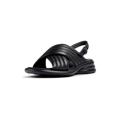 Afbeelding van Camper Sandalen, Dames, Maat: 38, Schwarz Leer