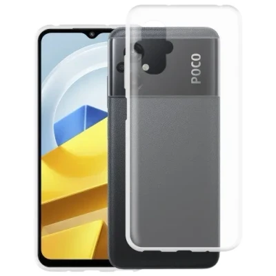 Afbeelding van Just in Case TPU Back Cover Transparant Poco M5