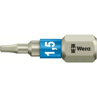 Afbeelding van Wera 1/4&quot; rvs inbus zeskant bit 1.5x25mm