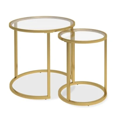 Afbeelding van Vicco Salontafel Set Sevilla, Glas, 50 x 35 cm van 2
