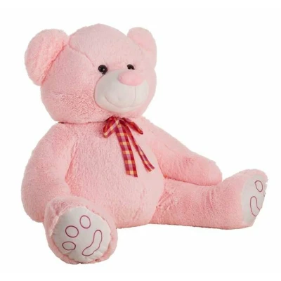 Afbeelding van Knuffelbeer Evy Roze 115 cm