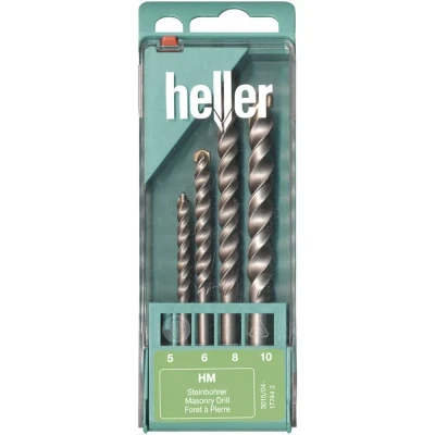 Afbeelding van Heller 17744 3 Carbide Steen spiraalboorset 4 delig 5 mm, 6 8 10 mm Cilinderschacht 1 set(s)