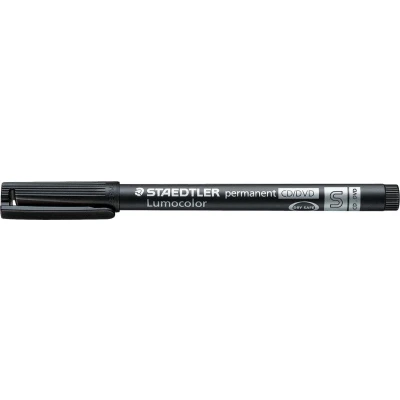 Afbeelding van Staedtler Lumocolor CD/DVD/BD marker zwart CD markers