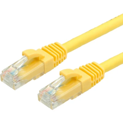 Afbeelding van VALUE UTP Cat.6 (Class E) patchkabel, LS0H, geel, 1 m