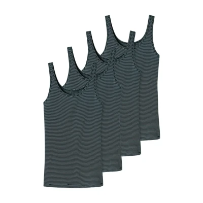 Afbeelding van Schiesser 4ER PACK Essentials Hemd, Dames, Maat: 40, Nachtblau