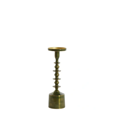Afbeelding van Light &amp; Living Kandelaar MERAKO Ø11x35.5cm Groen