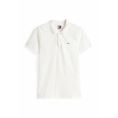 Afbeelding van Tommy Hilfiger Jeans Witte Polo T shirt XXL
