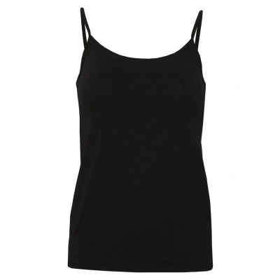 Afbeelding van Calida Natural Comfort Spaghetti Hemd, Dames, Maat: 40/42, Black