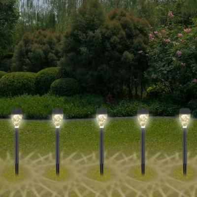 Afbeelding van BEPER P207ILO050 Lot de 5 lampes solaires jardin, jardin et d&#039;extérieur avec LED, pour marches, piquet, IP44, charge automatique