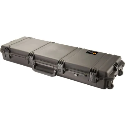 Afbeelding van PELI Storm IM3200 Lange koffer met wielen en telescopische handgreep voor statief of F61L, water stofdicht, inhoud 35 l, gemaakt in de VS, aanpasbaar schuim, zwart