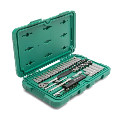 Afbeelding van SATA Doppenset met ratel 1/4&quot; 6 kant Metrisch (52 delig)