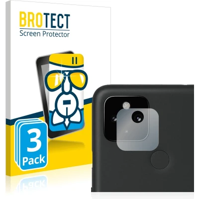 Afbeelding van BROTECT Screenprotector voor Google Pixel 4a 5G (ALLEEN Camera Lens) Folie Beschermfolie Beschermglas transparant (3 Stuks)