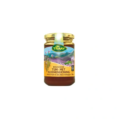 Afbeelding van Biologische tijm met bloemenhoning Spanje 350g (vloeibaar)
