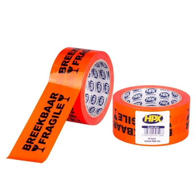 Afbeelding van HPX Verpakkingstape Breekbaar / Fragile 50mm x 66m